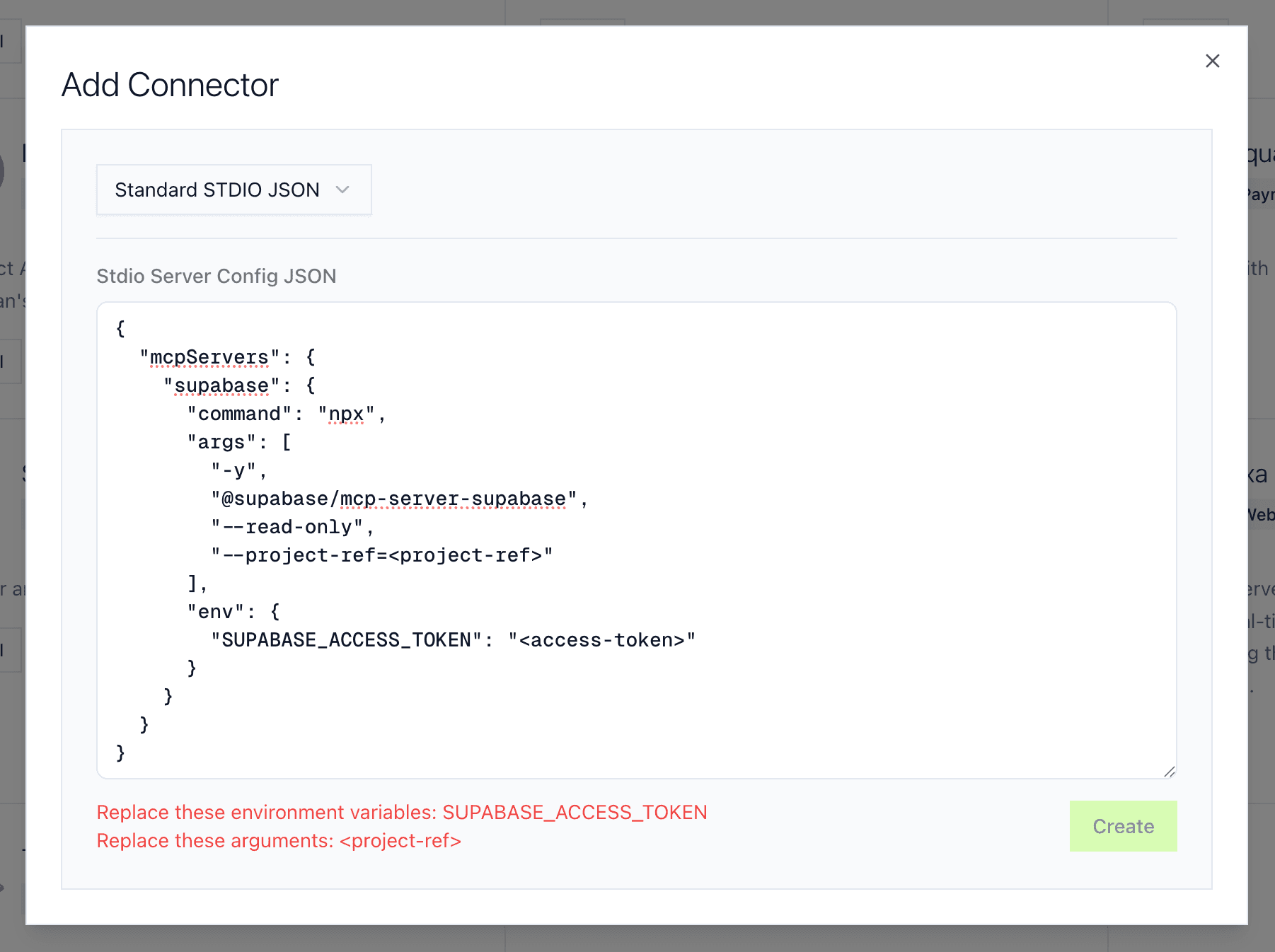 MCP Gateway One-Click Deployment Interface